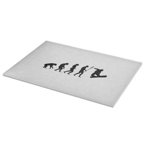 Snowboard Evolution Cutting Board