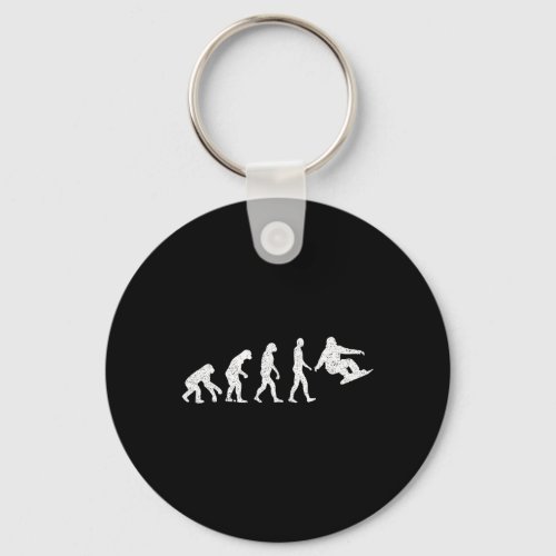 Snowboard Evolution – Snowboarding Lovers Winter S Keychain