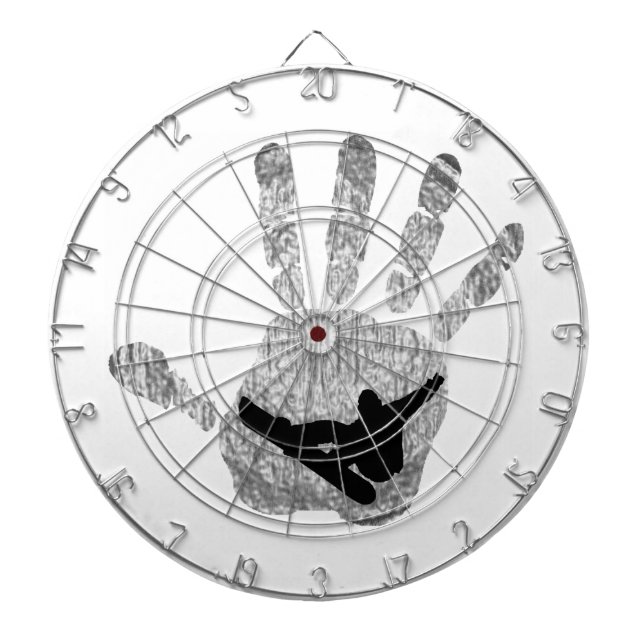 SNOWBOARD FRESH POW DART BOARD (Front)