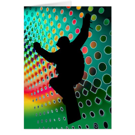 Snowboard in Cosmic Snowstorm (Front)