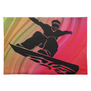 Snowboard Jump Placemat