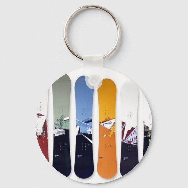 snowboard keychain (Front)