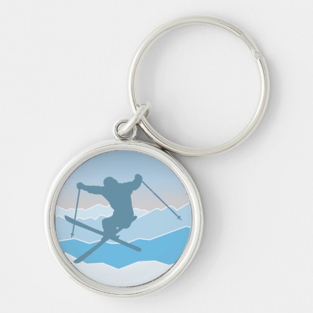 Snowboard Keychain (Front)