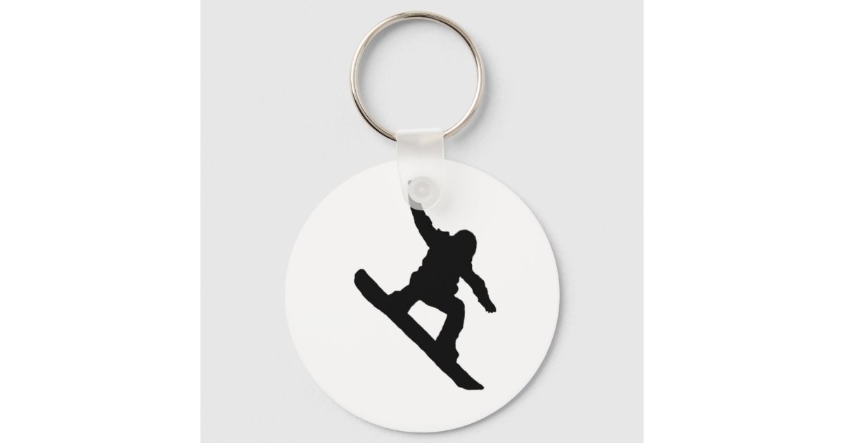 snowboard keychain Zazzle