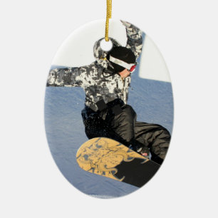 Snowboard Launch Ornament