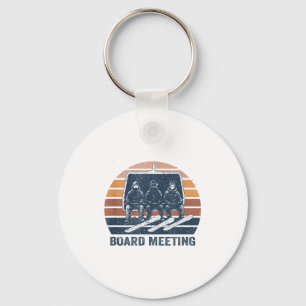 Snowboard Meeting Snowboarding Vacation Skiing  Keychain