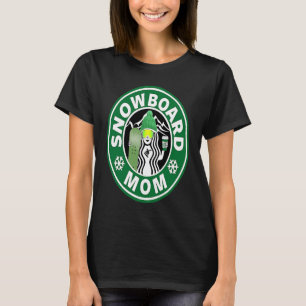Snowboard Mom for Women Mother Snowboarder T-Shirt