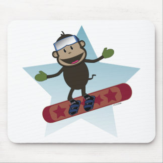 Snowboard Monkey mousepad