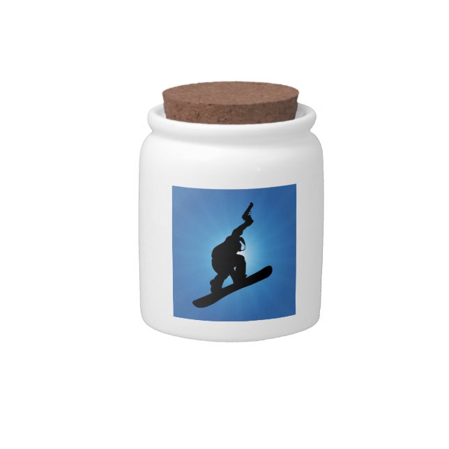 Snowboard Outlaw Candy Jar (Front)