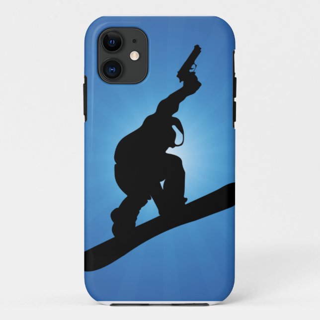 Snowboard Outlaw Case-Mate iPhone Case (Back)