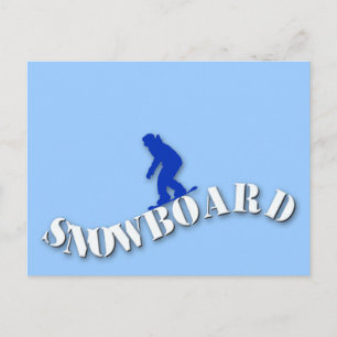 Snowboard Postcard