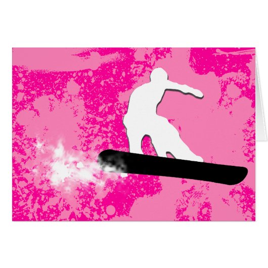 snowboard. powder trail. (Front Horizontal)