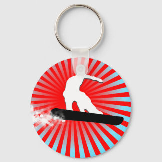 snowboard. powder trail. keychain