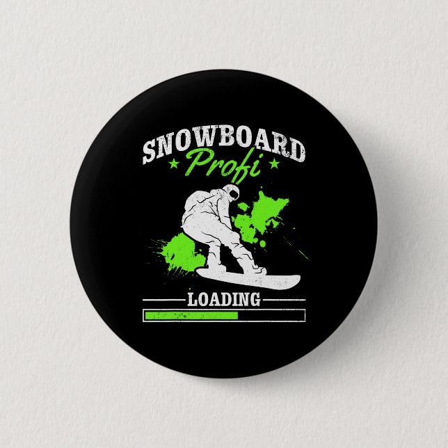 Snowboard Profi Loading I Freestyle Snowboard Snow Button (Front)