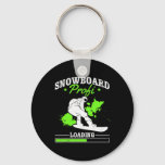 Snowboard Profi Loading I Freestyle Snowboard Snow Keychain