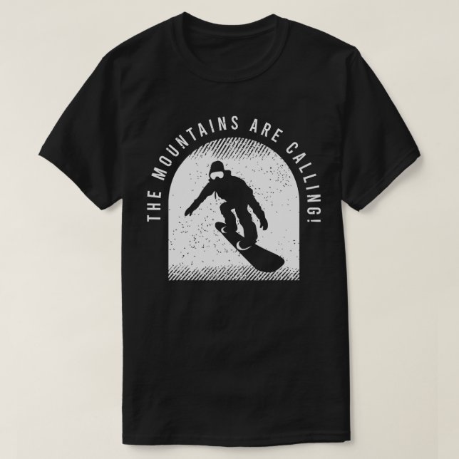 Snowboard Saying For A Lover Of Snowboarding (9)  T-Shirt (Design Front)