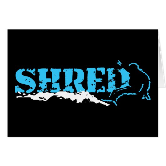 snowboard : shred cards (Front Horizontal)