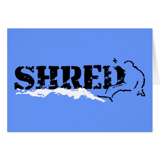 snowboard : shred cards (Front Horizontal)