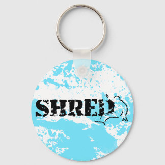 snowboard. shred. keychain