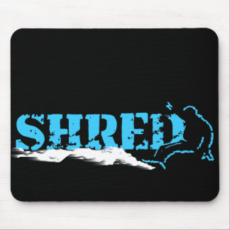 snowboard. shred. mouse pad