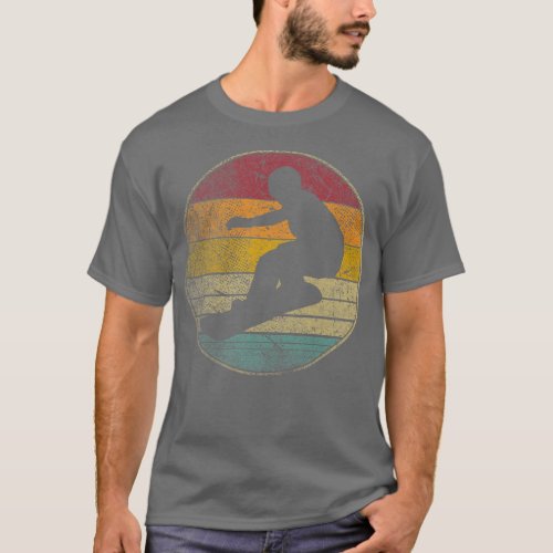 Snowboard  Ski Vintage Retro 70s 80s 90s Gift Love T_Shirt