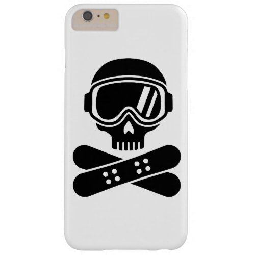 Snowboard skull goggles barely there iPhone 6 plus case