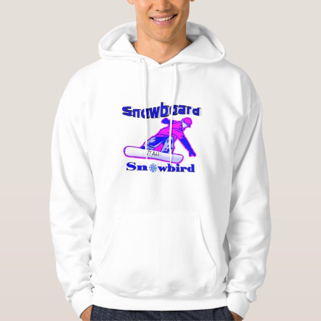 Snowboard Snowbird Hoodie (Front)