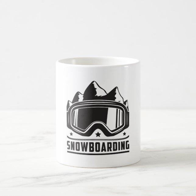 Snowboard Snowboarder Snowboarding Snow Gift Idea Coffee Mug (Center)