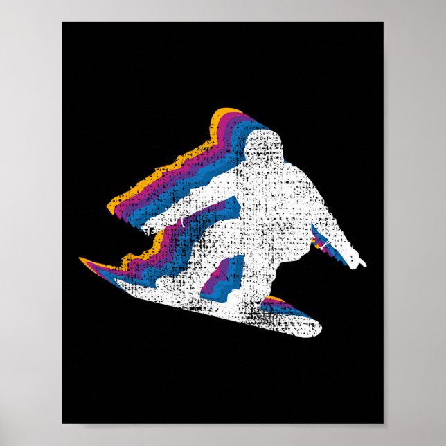 Snowboard Snowboarding Snowboarder  Poster (Front)