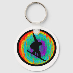 Snowboard the Savoring Keychain