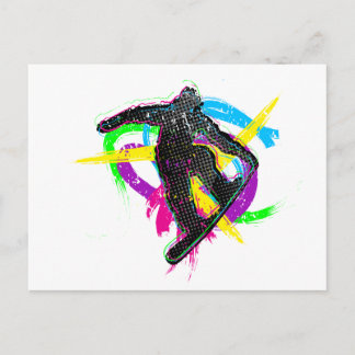 Snowboard Trick Postcard