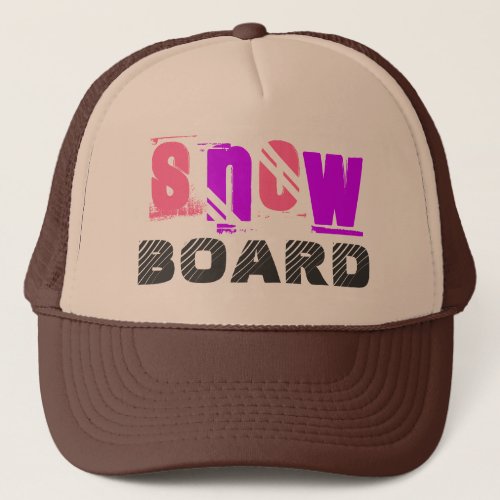SnowBoard Trucker Hat