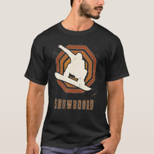Snowboard Vintage Retro Classic Sport Love T-Shirt