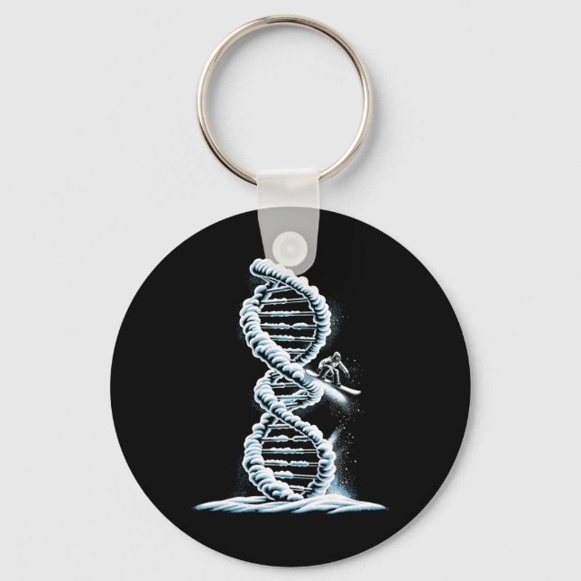 Snowboard Winter - Snowboarding Snowboarder Its In Keychain (Front)