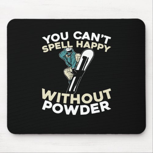 Snowboard Winter Sports - Snowboarding Snowboarder Mouse Pad