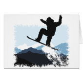 Snowboarder Action Jump (Front Horizontal)