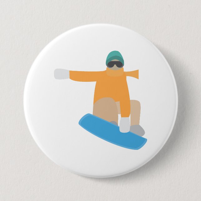 Snowboarder Button (Front)