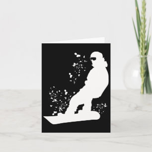Snowboarder Colorful Snowboard Snowboarding 11  Card