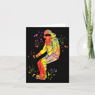 Snowboarder Colorful Snowboard Snowboarding 41 Card