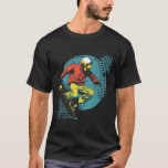 Snowboarder Comic Look Alpine Snowboarding  T-Shirt