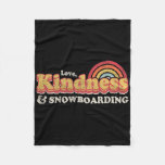 Snowboarder Design1  Fleece Blanket