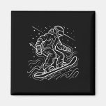 Snowboarder Drawing Snowboarding Lessons  Magnet