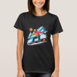 Snowboarder Explore The Slopes Snowboarding Lover  T-Shirt