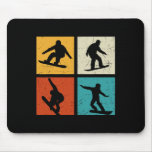 Snowboarder Free Style Snowboarding Snowboard Extr Mouse Pad