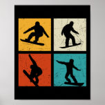 Snowboarder Free Style Snowboarding Snowboard Extr Poster