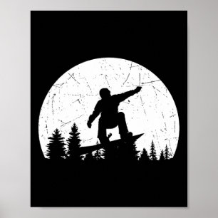 Snowboarder Free Style Snowboarding Snowboard Extr Poster