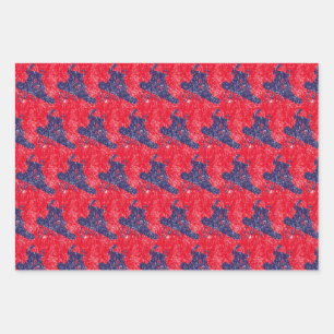 Snowboarder High on a Slope Wrapping Paper Sheets