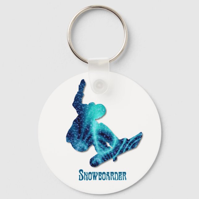 Snowboarder Keychain (Front)