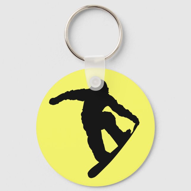 Snowboarder Keychain (Front)