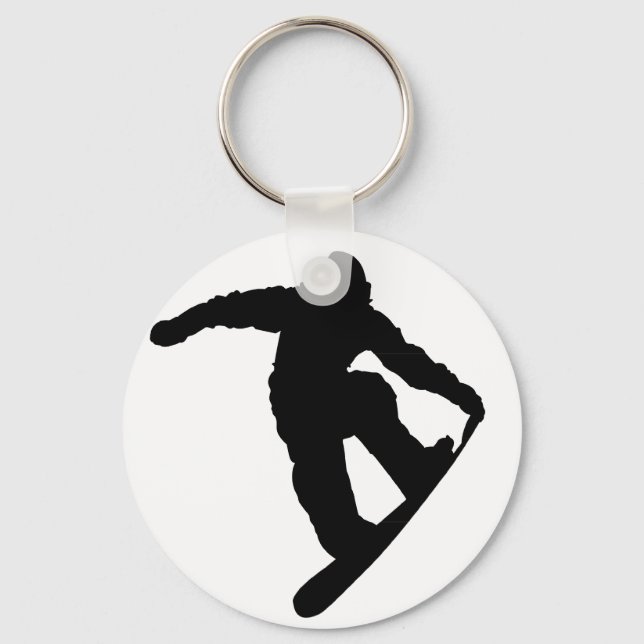 Snowboarder Keychain (Front)
